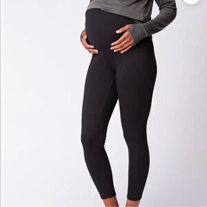 THREADS 4 THOUGHT MONICA MATERNITY‎ ANKLE LEGGING PURPLE LARGE STITCH FIX NWT